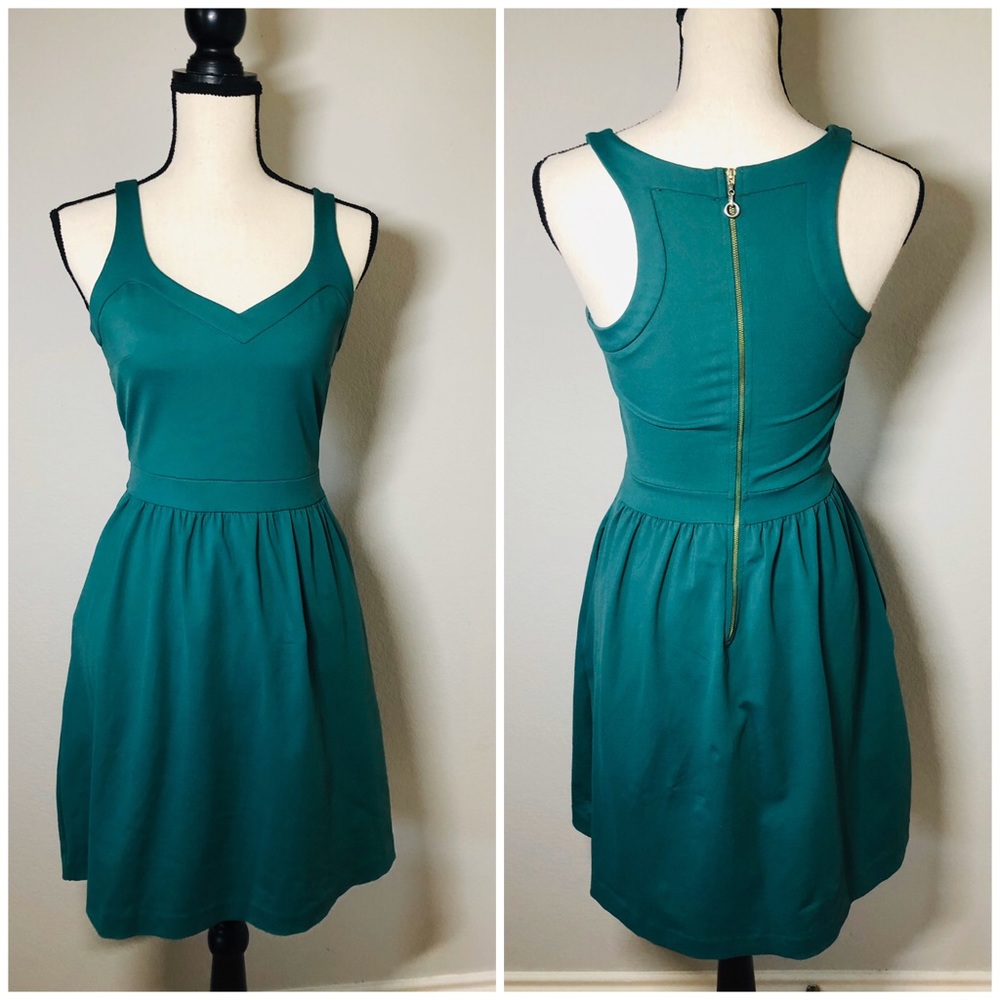 CYNTHIA ROWLEY Tank dress green Small
